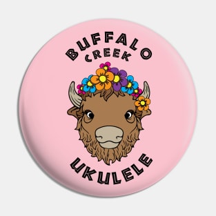 Buffalo Creek Ukulele T-Shirt_Black Text Pin