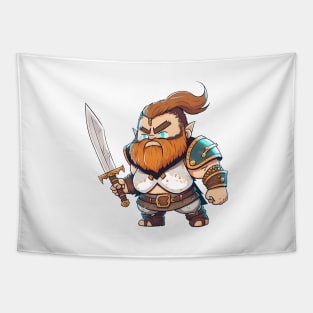 dnd dwarf warrior Tapestry