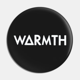 warmth (white) Pin