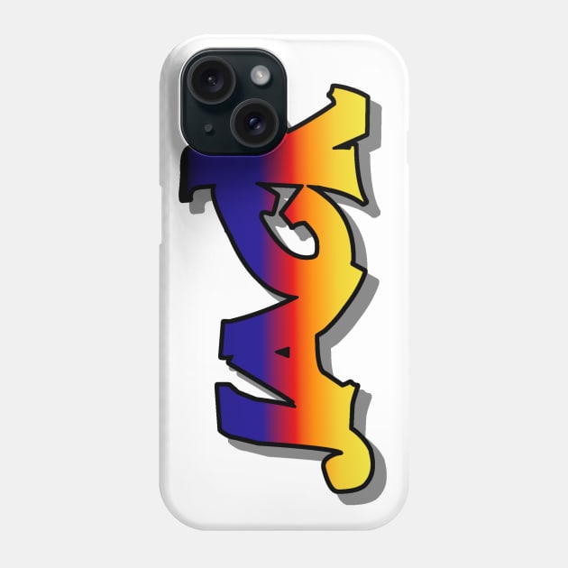 JACK Urban Street Graffiti Style Name Tag Phone Case by Mash75Art