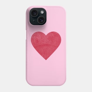 Retro Distressed Valentine Love Heart Phone Case