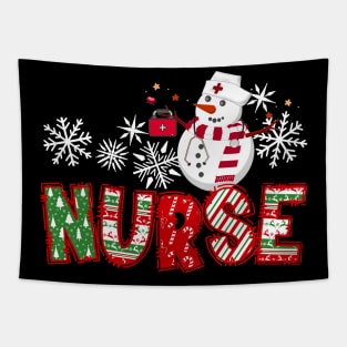 Nurse Christmas Snowman Nurse Life Tapestry