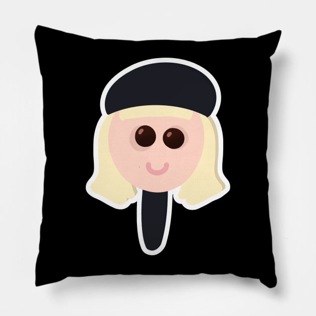 LINDAAAAA Pillow by frankrruggiero