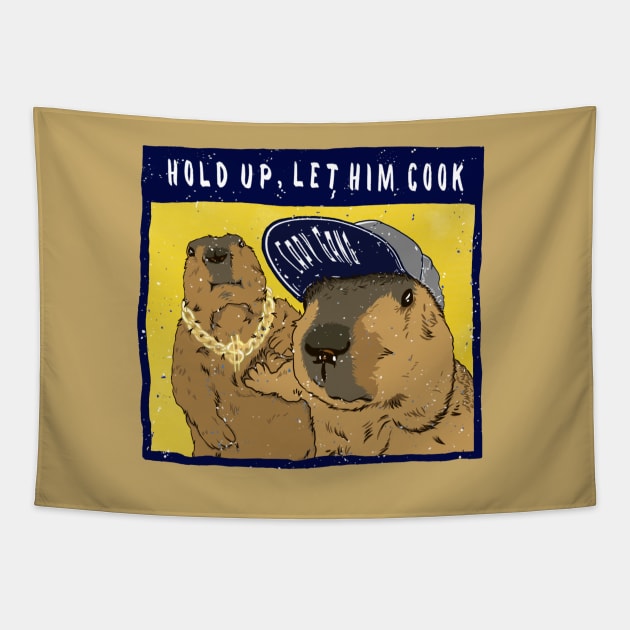 Let him cook Tapestry by D'Java ArtO