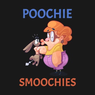 Poochie Smoochies Dog Design T-Shirt