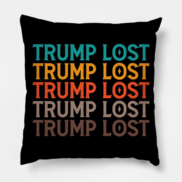 Trump Lost Biden Victory Biden Won Pillow by Mr.Speak