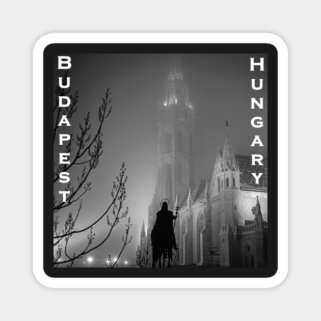 Matthias Church, Budapest Magnet by rodneyj46