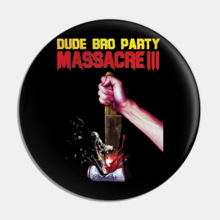 Dude Bro Party Beer Can Stab Pin