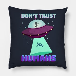 Funny Sci fi Aliens Pillow