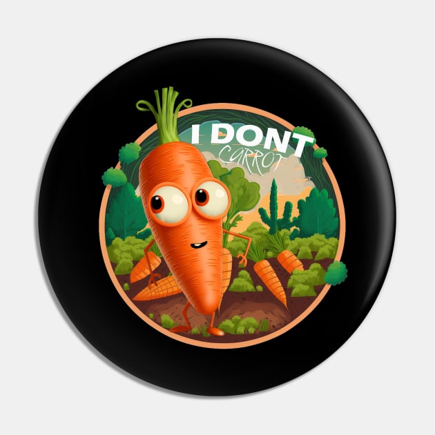 I Don't Carrot All Pin by ArtRoute02