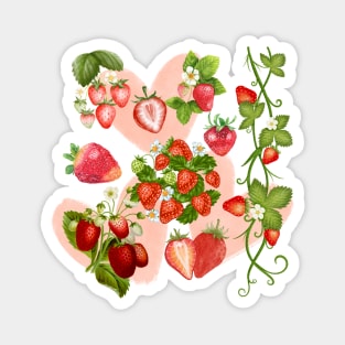 Strawberry Love Magnet