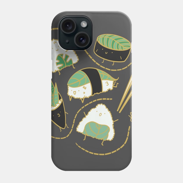 Plant sushi Phone Case by Home by Faith