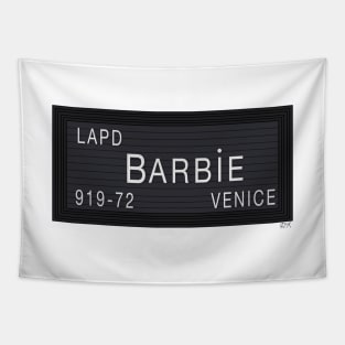 Barbie police ID ~ Barbie Tapestry