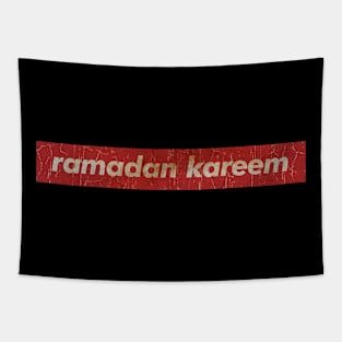 RAMADAN KAREEM - SIMPLE RED VINTAGE Tapestry