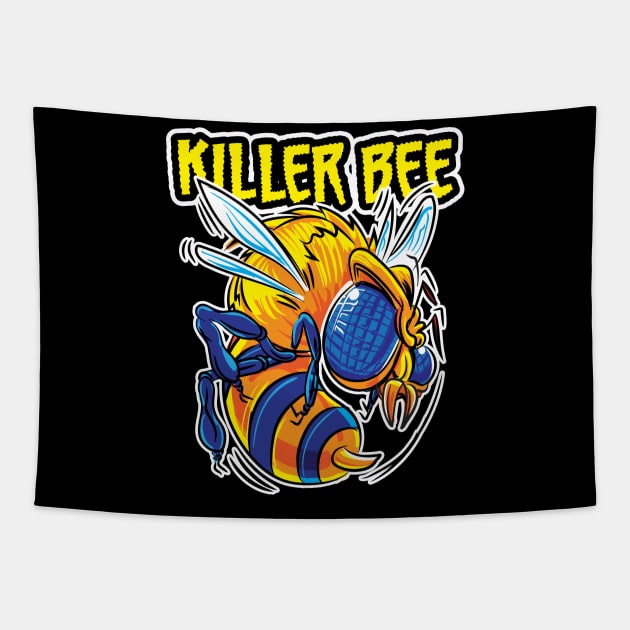 Killer Bee Tapestry by eShirtLabs