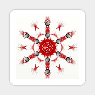 Red spheres Magnet