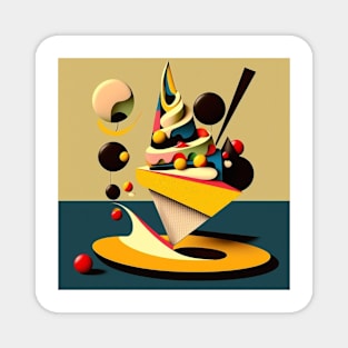 Otherworldly Dessert - Abstract Art Style Magnet