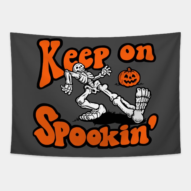 Keep On Spookin Tapestry by harebrained