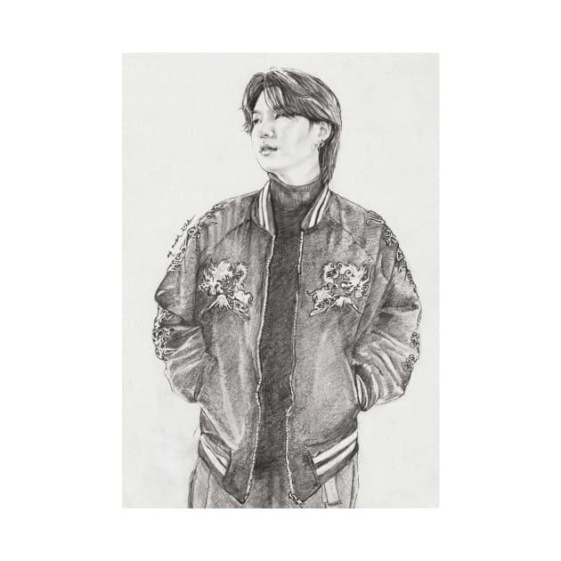 Min Yoongi and Dragon Jacket by emopod