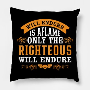 The galaxy is aflame; only the righteous will endure Pillow