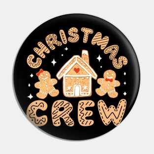 Christmas Crew Holiday Gingerbread Man Pin