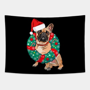 French Bulldog Dogmas X-mas Dog Lover Frenchi Christmas Tapestry