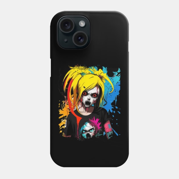 Zombie Teenage Girl Halloween Phone Case by Distinct Designs NZ