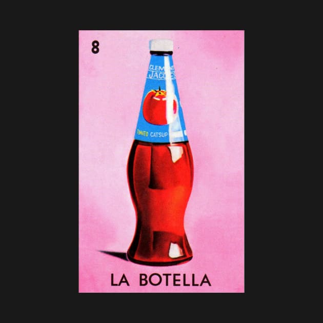 Loteria Mexicana Art - Mexican Lottery Gifts - Mexican Bingo La Botella by HispanicStore