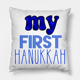 my first Hanukkah Pillow