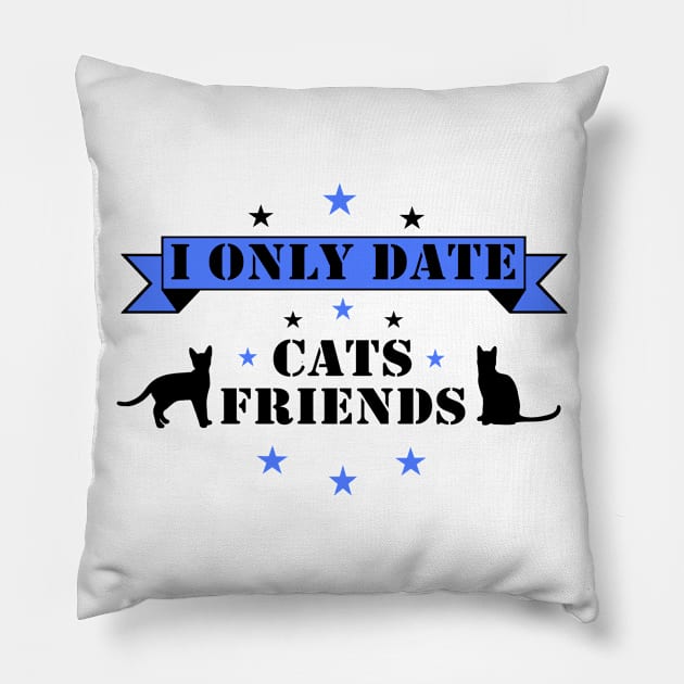 cat lover gifts Pillow by Bianka