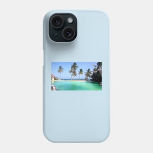 Palm trees at the beach Phone Case