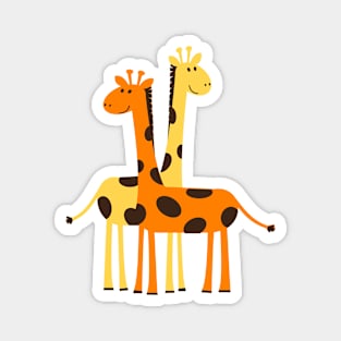 Cute Giraffes Magnet