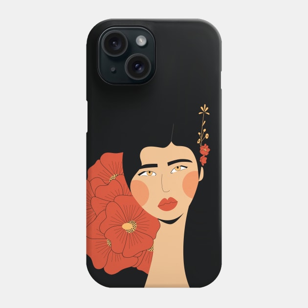 Hibiscus Beauty Phone Case by damppstudio