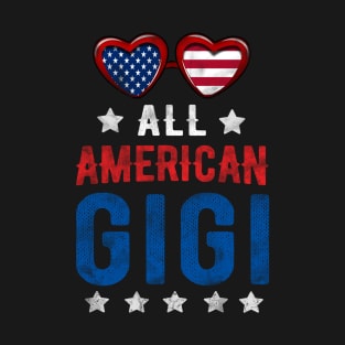 All American GIGI 4th Of July Patriotic matching family T-Shirt