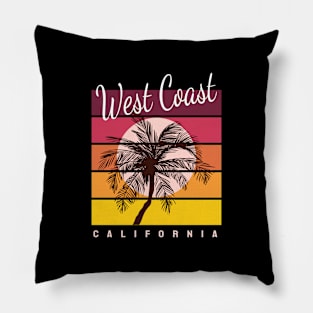 west coast california Pillow