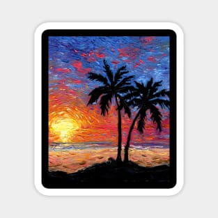 Paradise at Dusk Magnet