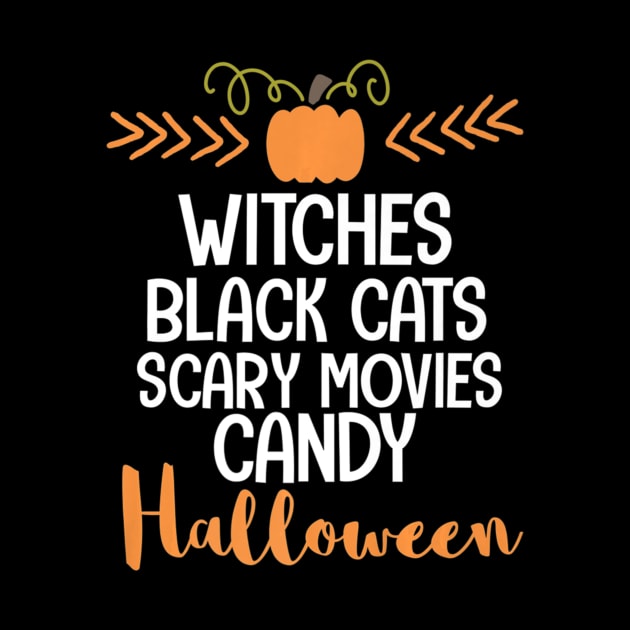 witches black cats scary movies candy halloween lover by MarrinerAlex