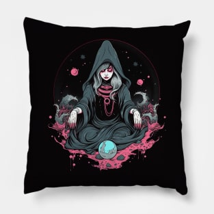 Pastel Goth Witch Pillow