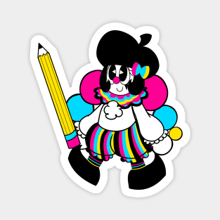 Pom Pom the Artist (Alternate) Magnet