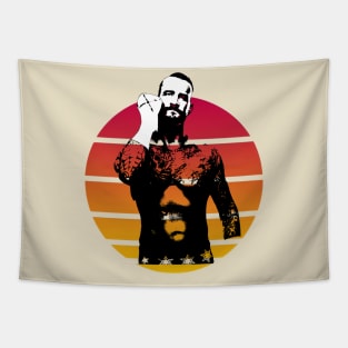 Cm punk t-shirt Tapestry