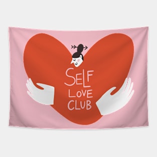 Self love club Tapestry