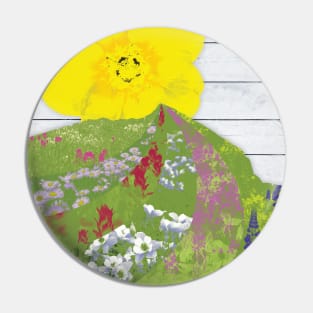 Crested Butte Wildflowers Pin