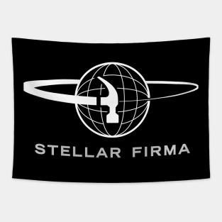 Stellar Firma Podcast Logo (Transparent) Tapestry