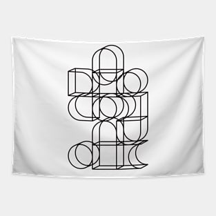 Random Geometric Pattern 1 Tapestry