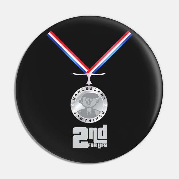 2nd For Life (Medal) Pin by Broughy1322