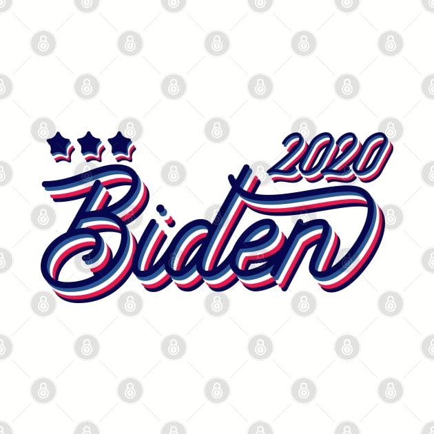 Joe Biden 2020, Presidential Candidate - cool red white and blue vintage style. by YourGoods