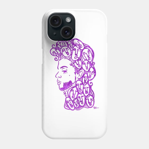 Prince of Purple Phone Case by bananapeppersart