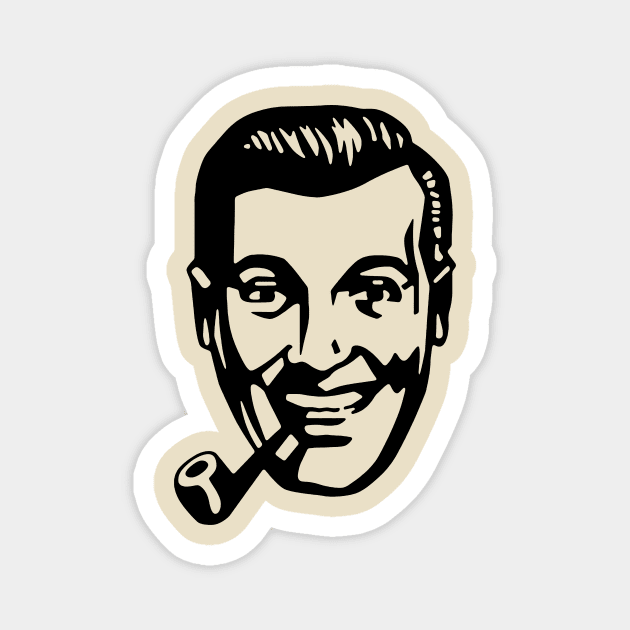 JR Bob Dobbs! Magnet by LordNeckbeard