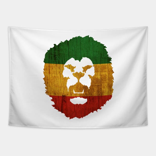 Rasta Lion Reggae Music Love Tapestry by UNDERGROUNDROOTS