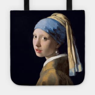 Girl with a Pearl Earring by Jan Vermeer Tote